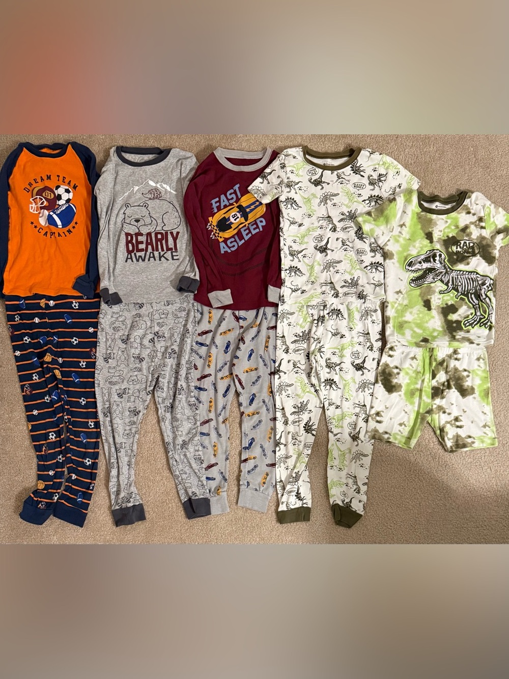 Kids’ Pajama Sets Size 5T